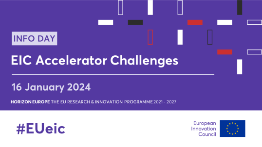 Avrupa Yenilik Konseyi (European Innovation Council – EIC) Programı'nın 2024 yılı Çalışma Programı, 15 Ocak 2024 tarihinde düzenlenecek çevrimiçi bilgi günü ile tanıtılacaktır. Bu bilgi gününün ardından, 16 Ocak 2024 tarihinde, EIC Hızlandırıcı programının 2024 yılı Stratejik Öncelik Alan Çağrılarına odaklanan çevrimiçi Bilgilendirme Semineri düzenlenecektir. Seminer, çağrıların tanıtılmasının ardından Avrupa Komisyonu temsilcilerinin katılımcıların sorularını yanıtlaması ile devam edecektir.