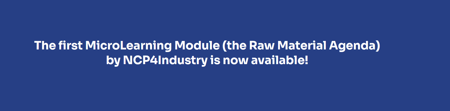 Micro Learning Module
