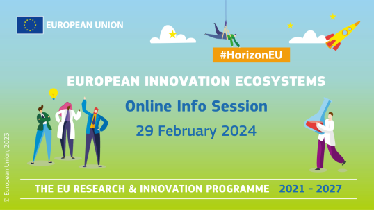 European Innovation Ecosystems - Online Information Day - 29 February 2024