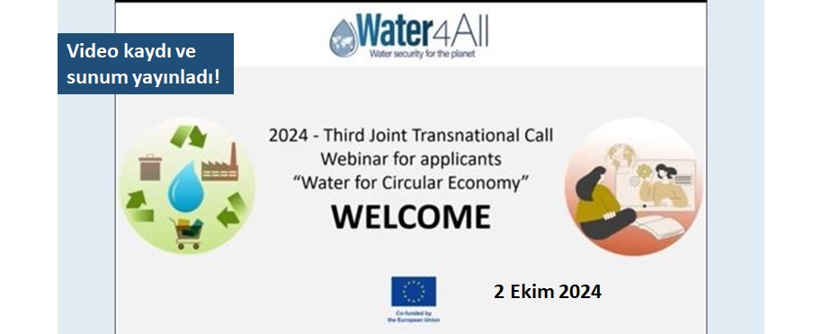 Water4all 2 Ekim Webinar