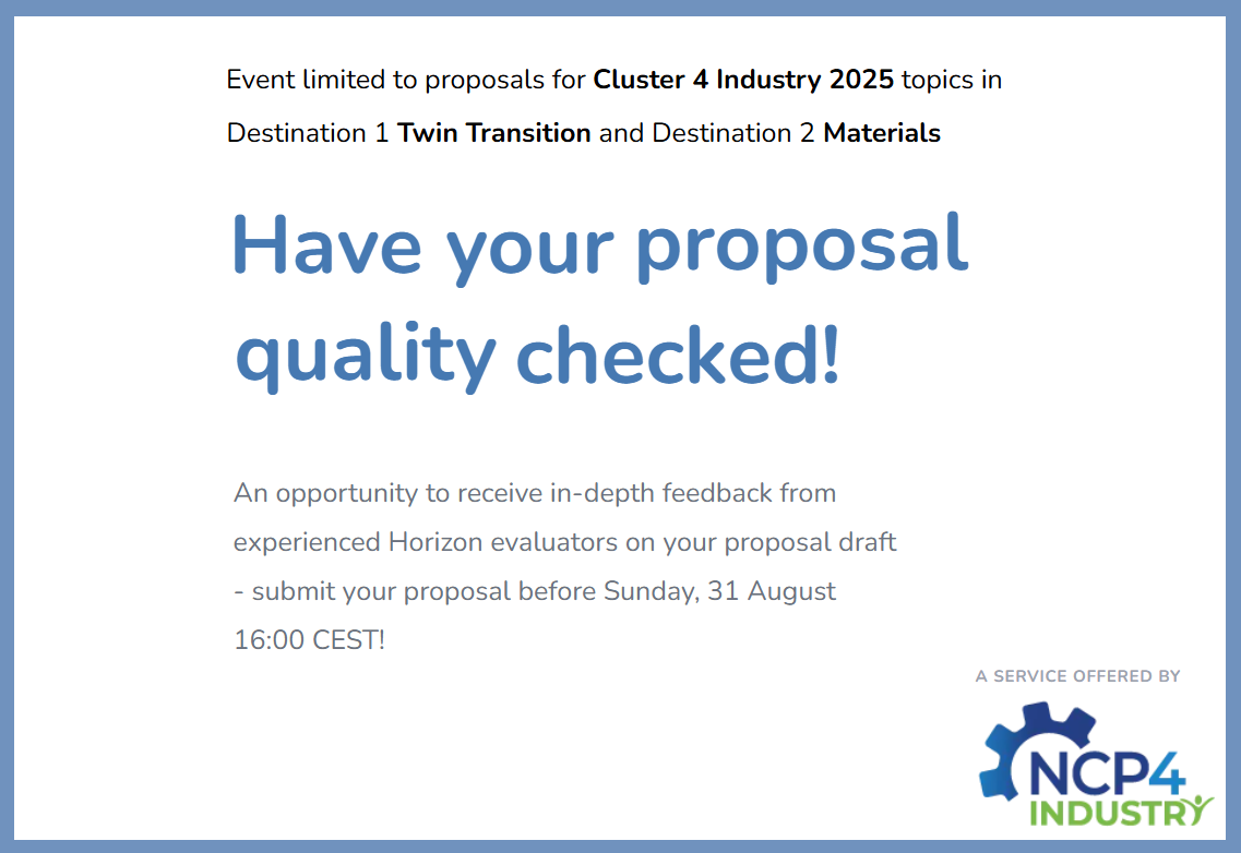 Full Proposal Check Event