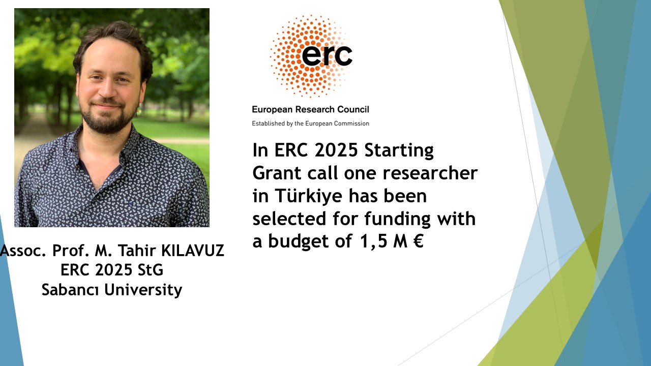 ERC StG Tahir KILAVUZ 2025