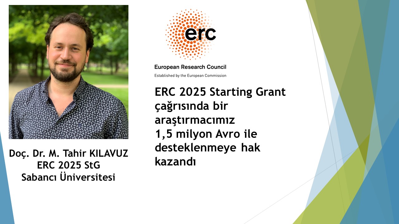 ERC StG Tahir KILAVUZ 2025