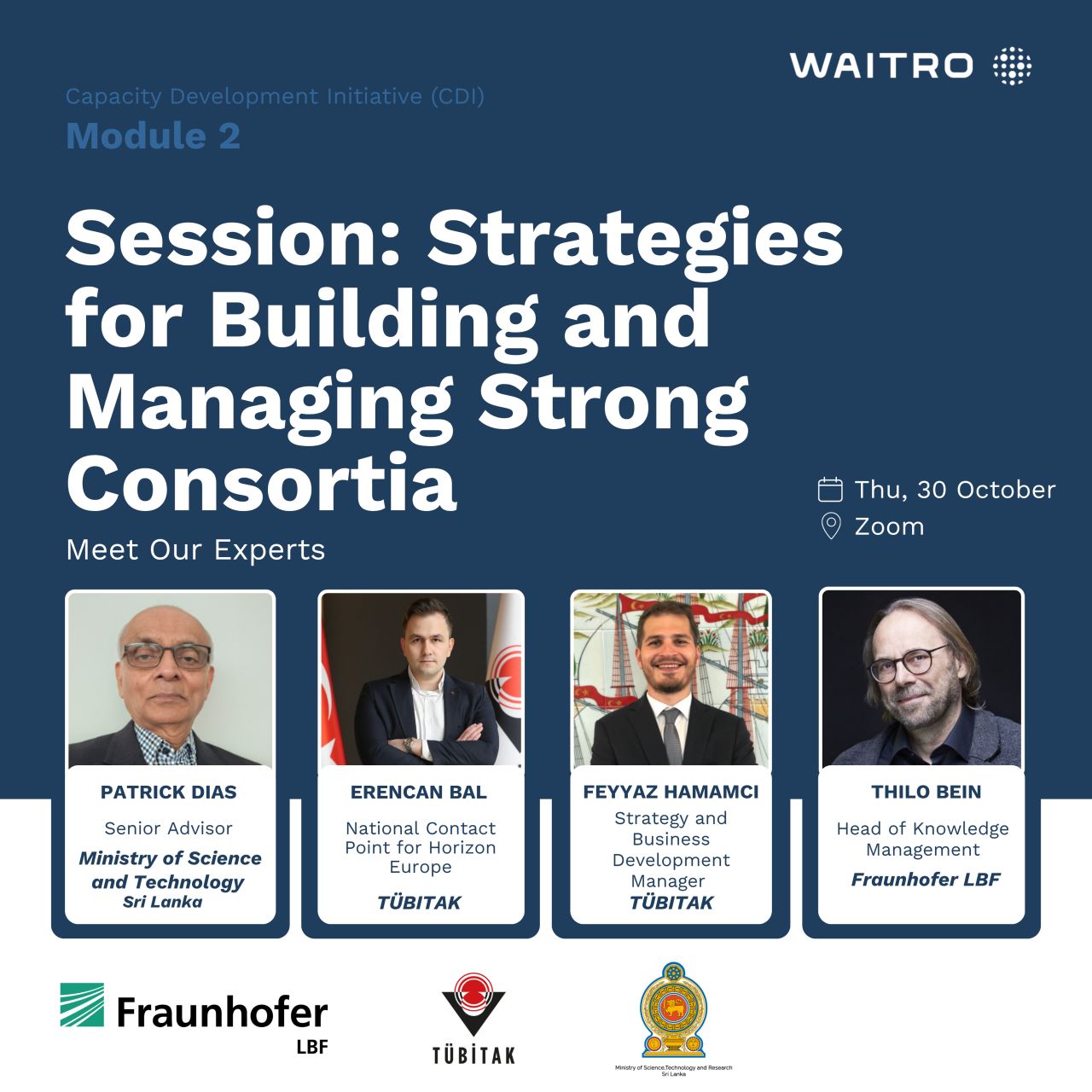 WAITRO Kapasite Geliştirme Programı Etkinliği: Etkili Konsorsiyumların Kurulması ve Yönetimi