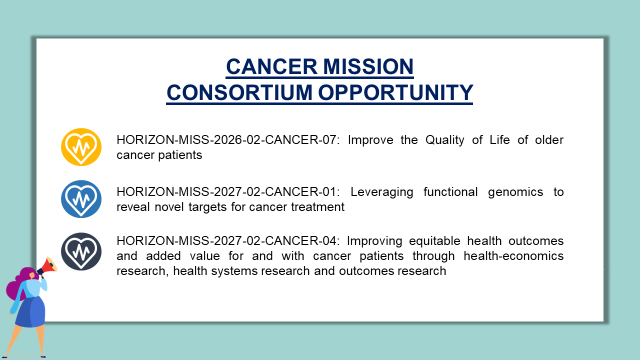 Ufuk Avrupa Kanser Misyonu-2026-2027 Çağrıları Ortak Arama Duyurusu