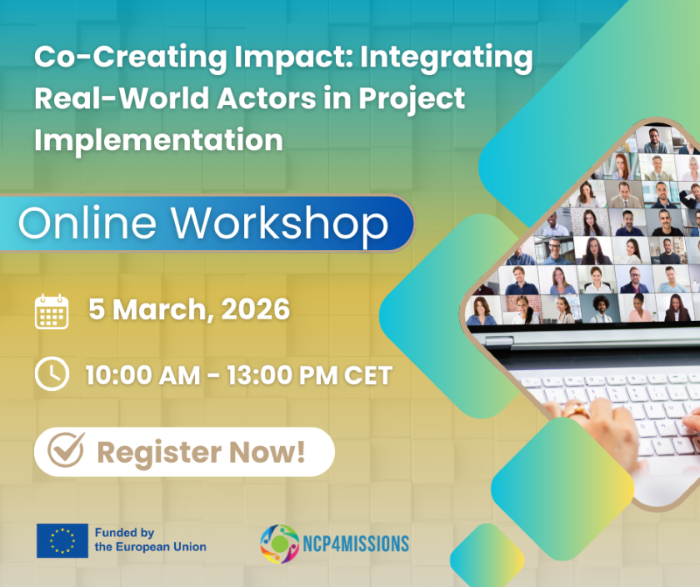 Ufuk Avrupa Misyon ve Küme Projelerinde Paydaş Entegrasyonuna Yönelik Uygulamalı Çalıştay Gerçekleştirilecektir