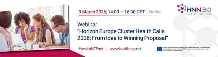 Ufuk Avrupa Sağlık Kümesi 2026 Yılı Çağrıları-Çevrim içi Proje Yazma Semineri