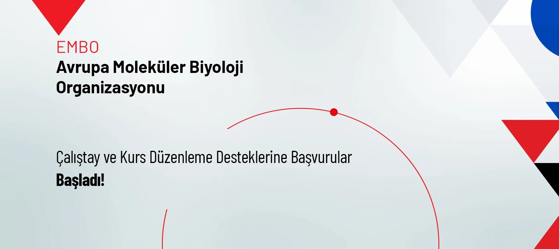 EMBO Çalıştay ve Kurs Düzenleme Desteklerine Başvurular Başladı