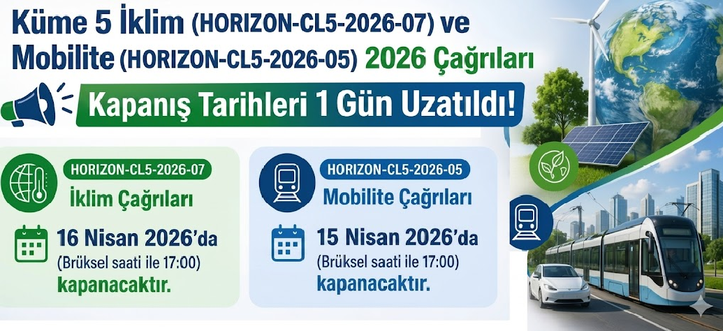 Çağrı Kapanış Tarihlerinin Uzatılması