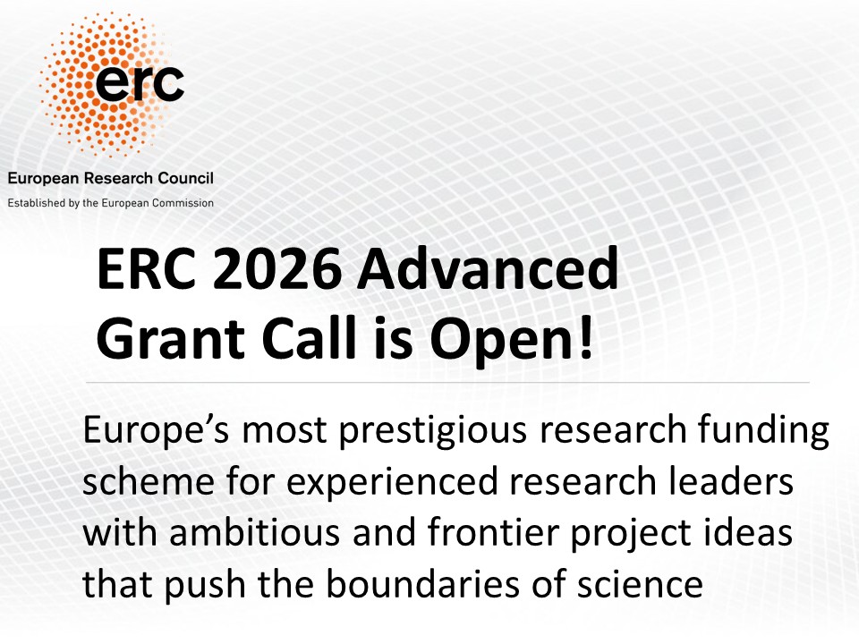 ERC 2026 AdG Call