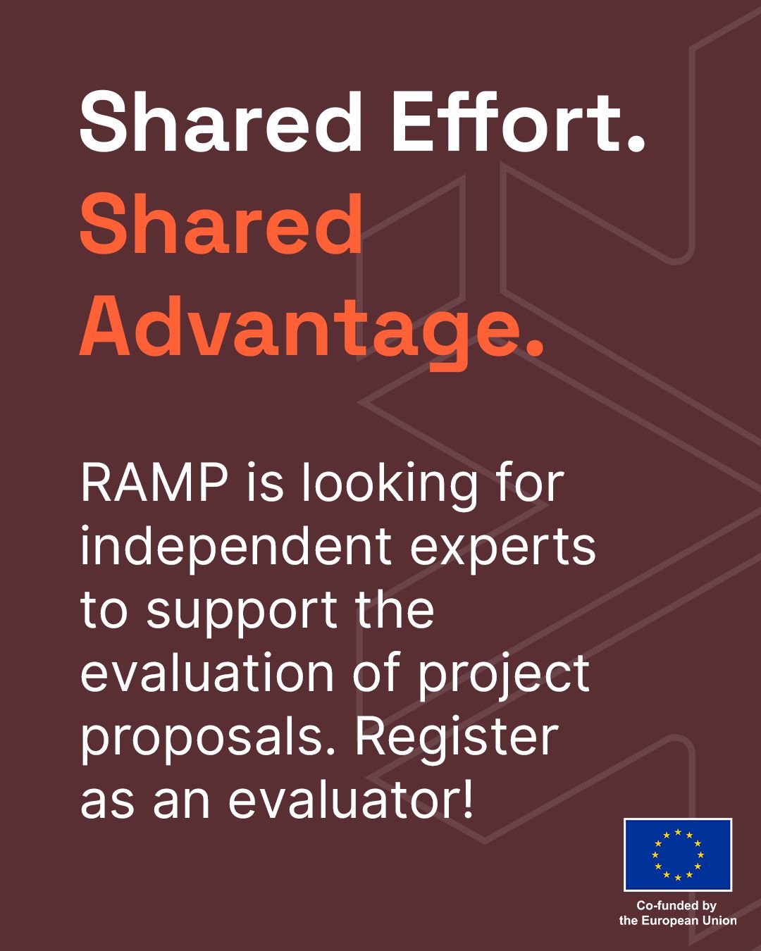 RAMP is looking for independent experts