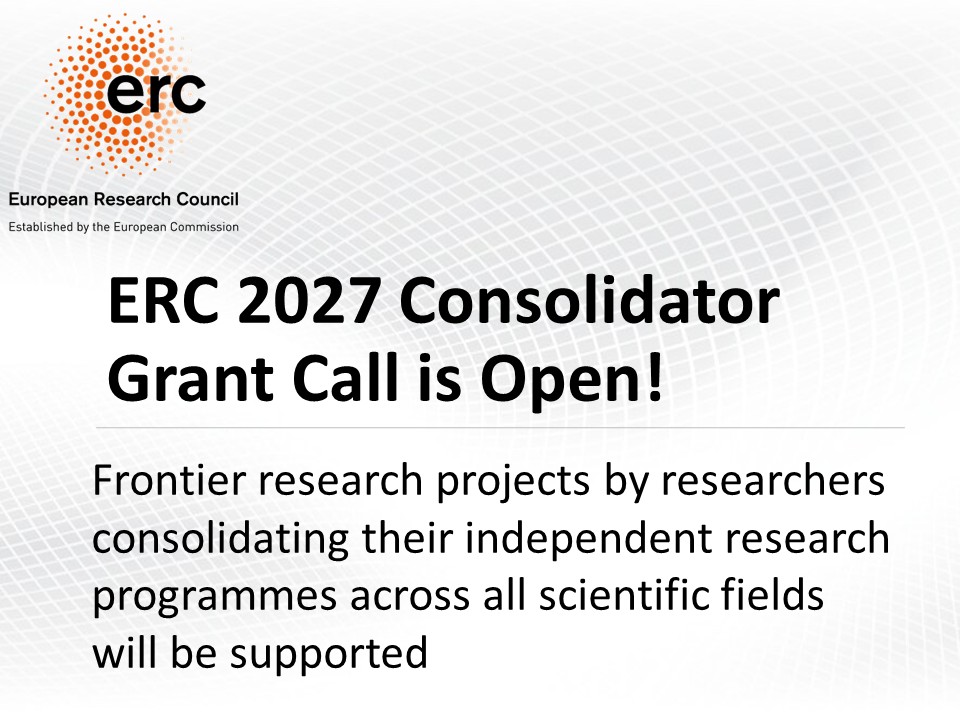 ERC 2027 CoG Call