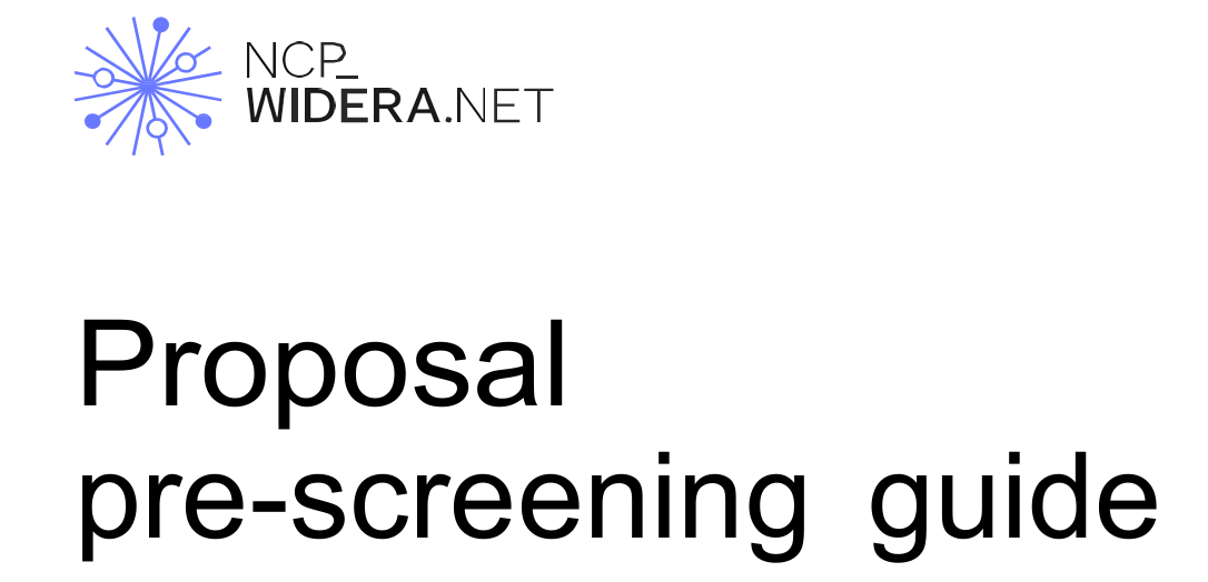 Pre-screening guide