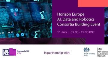 Invitation to Horizon Europe – AI, Data & Robotics Consortia Building Event, online - 11 July 2022