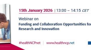 Ufuk Avrupa Sağlık Kümesi- KOBİ’ler için Sağlık Alanında Fon ve Uluslararası İş Birliği Fırsatları Çevrim İçi Semineri