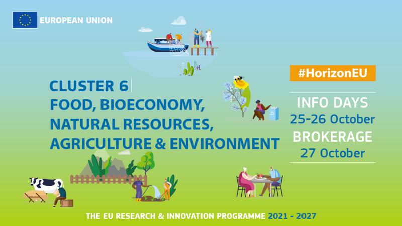 Horizon Europe Küme 6 2022 Yılı Çağrısı için Sanal Bilgi Günü ve Proje Pazarı Etkinlikleri