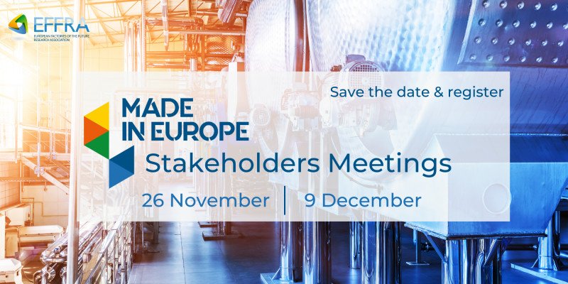 Made in Europe Stakeholders Meeting