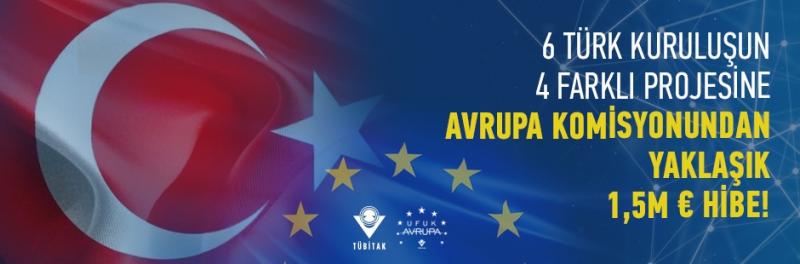 Ufuk Avrupa Sağlık Kümesi Çağrılarında Avrupa Komisyonu'ndan 4 Farklı Projede Yer Alan 6 Türk Kuruluşuna Yaklaşık 1,5 Milyon Avro Hibe