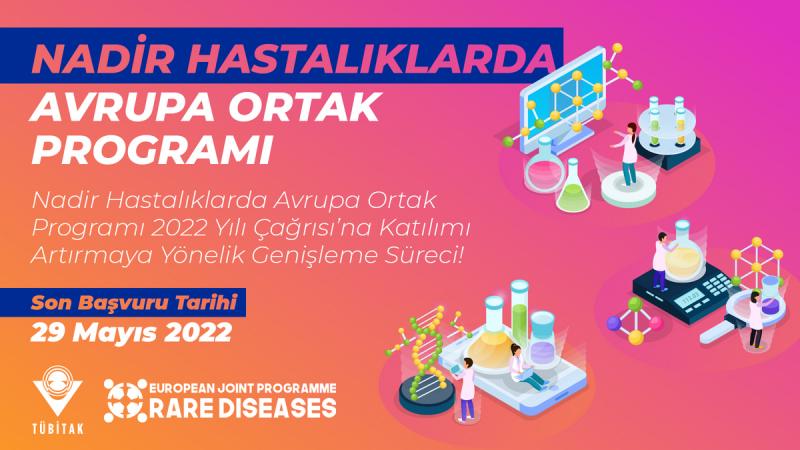 Nadir Hastalıklarda Avrupa Ortak Programı 2022 Yılı Çağrısı’na Katılımı Artırmaya Yönelik Genişleme Sürecine 29 Mayıs 2022 tarihine kadar başvurabilirsiniz.
